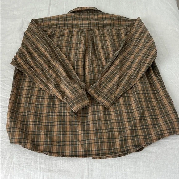 Vintage 90s Carhartt Plaid Long Sleeve Button Up Shirt Size XL - Picture 13 of 13